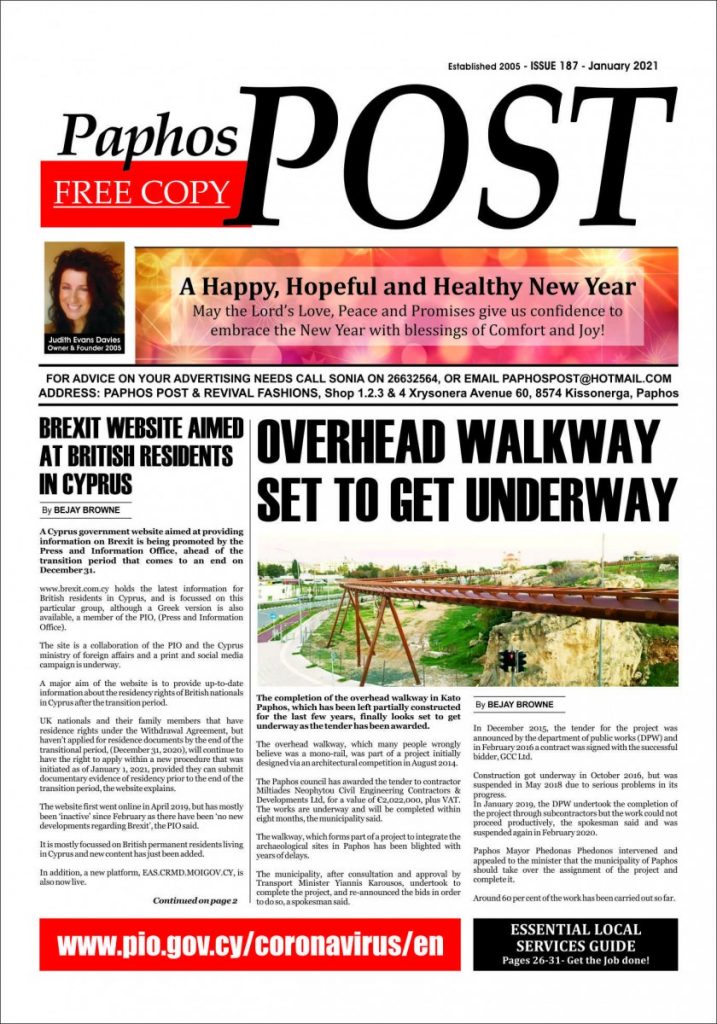 Paphos Post January 2021 Issue