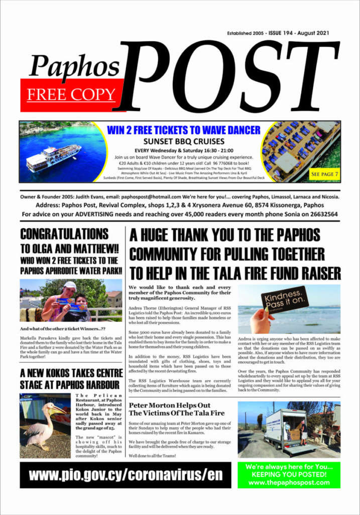 August 2021 Issue Paphos Post