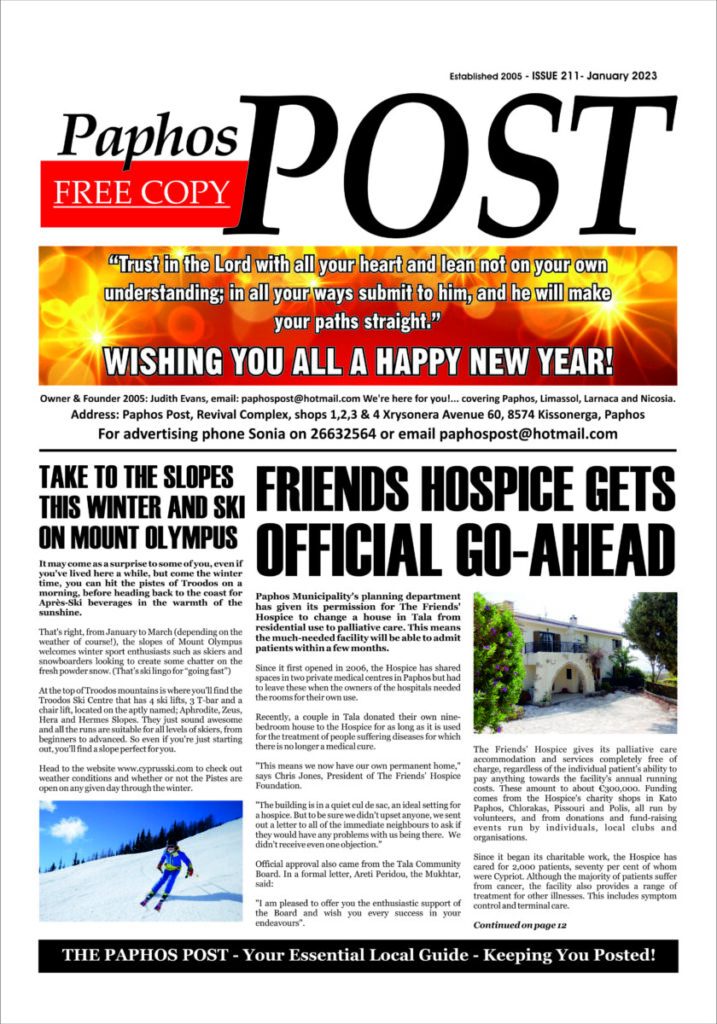 January 2023 Issue Paphos Post