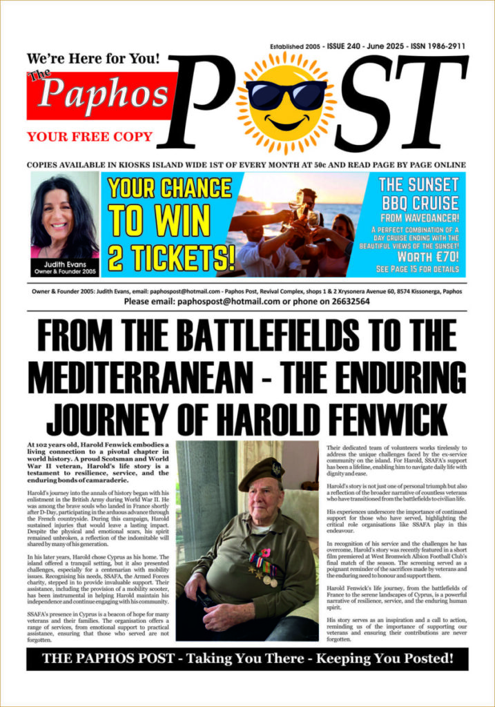 June 2025 issue of the Paphos Post.