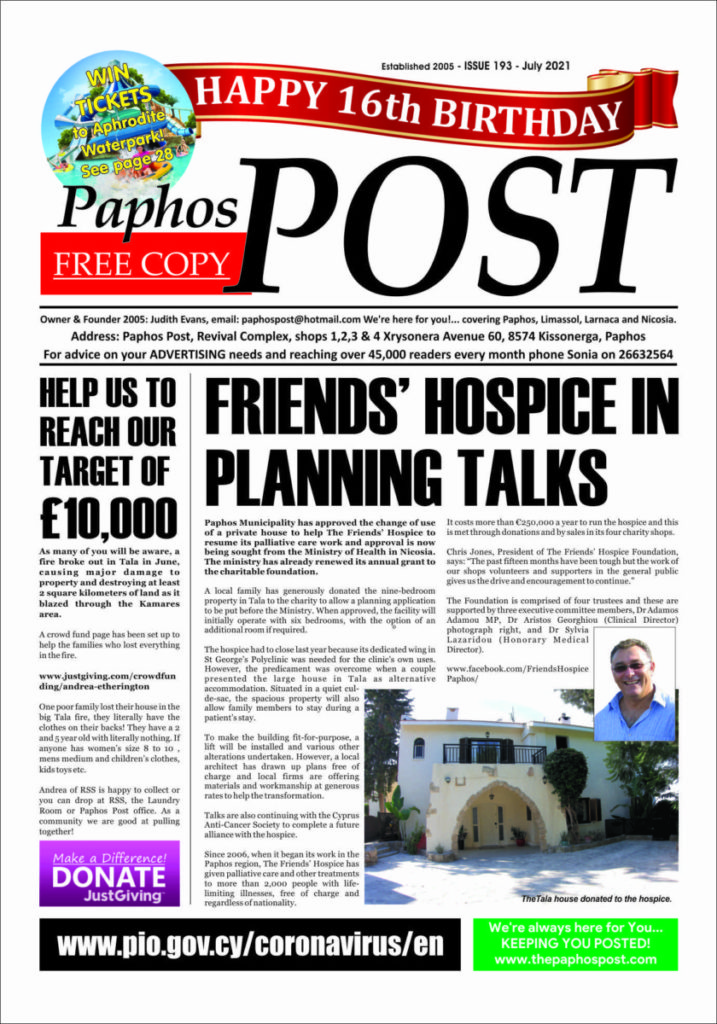 Paphos Post July 2021 Issue