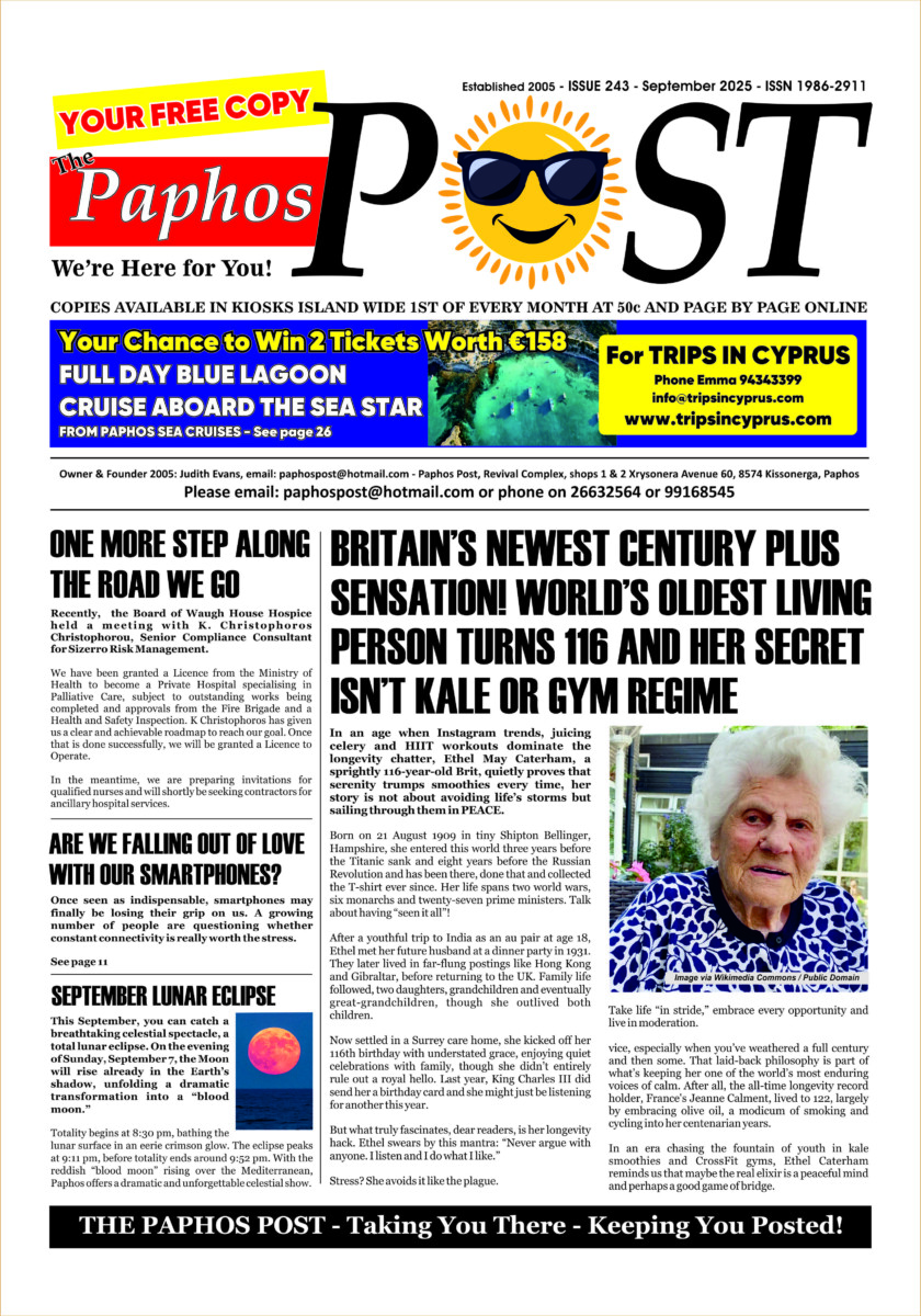 Paphos Post September 2025 issue