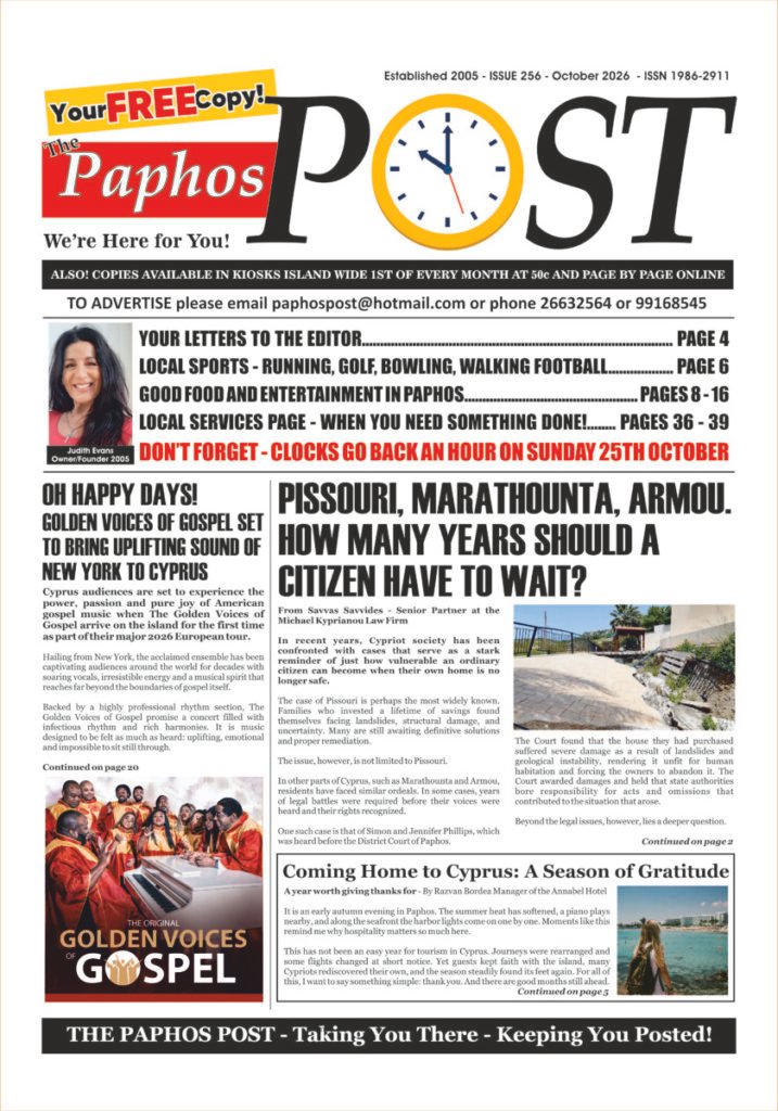 Paphos Post October 2026